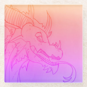 Onderzetter drakenglas