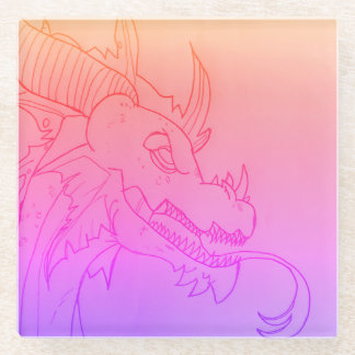 Onderzetter drakenglas