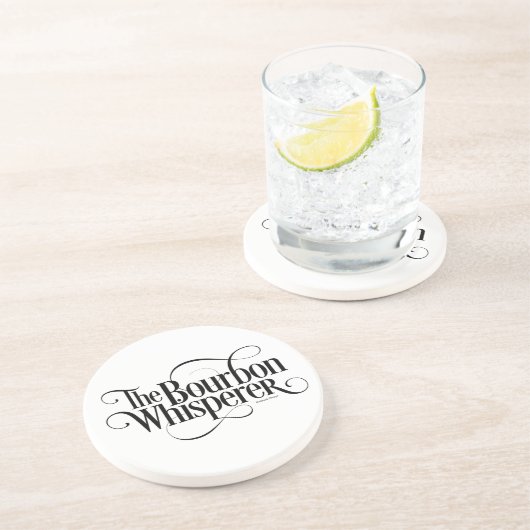 Onderzetter Drink Bourbon Whisperer (Zijkant)