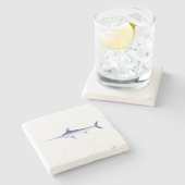 Onderzetter Drink op Cuttyhunk Island (Zijkant)