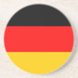 Onderzetter Duitse vlag<br><div class="desc">Onderzetter met de Duitse nationale vlag of de Duitse Bundesvlag.</div>