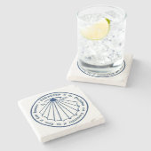 Onderzetter EAST HAMPTON TOWN TRUSTEES Stone (Zijkant)