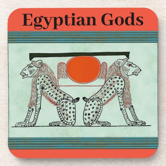 Onderzetter Egyptische goden (Voorkant)