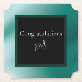 Onderzetter elegant kleurenpapier