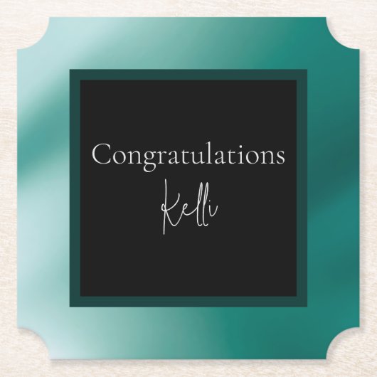 Onderzetter elegant kleurenpapier (Voorkant)