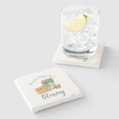 Onderzetter: Elke dag is een Onderzetter van de Zw (Zijkant)