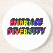 Onderzetter Embrace Diversity (Voorkant)