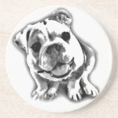 Onderzetter Engelse bulldog puppy (Voorkant)