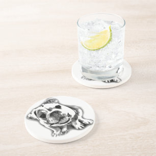 Onderzetter Engelse bulldog puppy