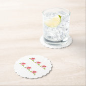 Onderzetter: exotische bloemen kartonnen onderzetters (Insitu)