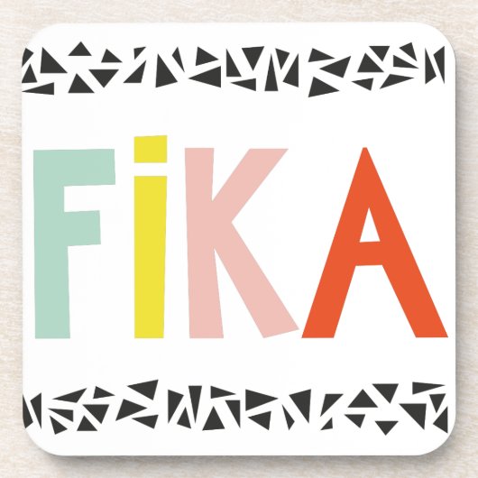 Onderzetter Fika Colors (Voorkant)
