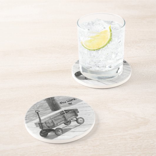 onderzetter "Fire Island Wagon" (Zijkant)
