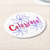 Onderzetter - Fireworks Celebration (Gebogen)