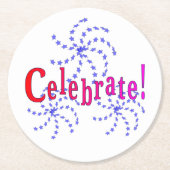 Onderzetter - Fireworks Celebration (Voorkant)