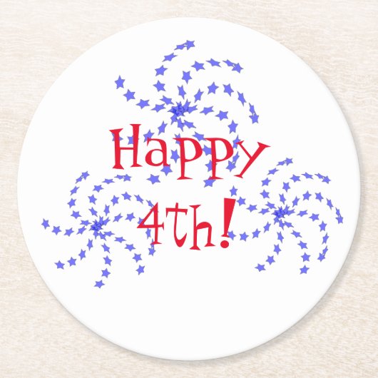 Onderzetter - Fireworks Greetings (Voorkant)