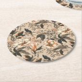 Onderzetter flessenrondpapier (Gebogen)