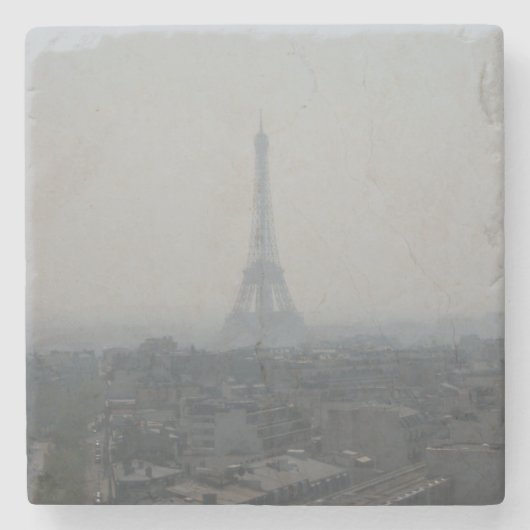 Onderzetter Foggy Eiffel (Voorkant)