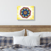Onderzetter - Fractal Art Canvas Afdruk (Insitu (Slaapkamer))