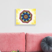 Onderzetter - Fractal Art Canvas Afdruk (Insitu (Woonkamer))