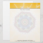 Onderzetter - Fractal Art Custom Briefhoofd (Voorkant / Achterkant)