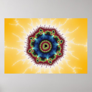 Onderzetter - Fractal Art Poster