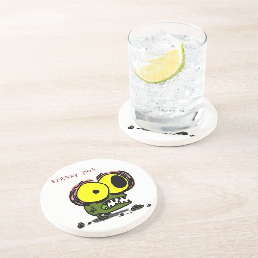 Onderzetter Freaky Pea (Zijkant)