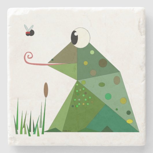 Onderzetter Froggie Stone (Voorkant)