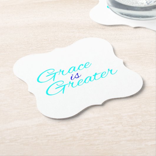 Onderzetter - Genade is groter (Gekanteld)