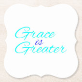 Onderzetter - Genade is groter (Voorkant)