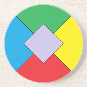 Onderzetter geometrische elementen