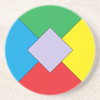 Onderzetter geometrische elementen