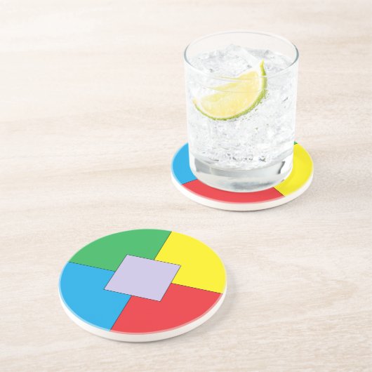 Onderzetter geometrische elementen (Zijkant)