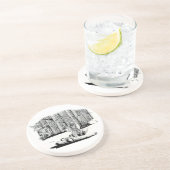 Onderzetter - Gestorven Comrade (zwart) (Zijkant)