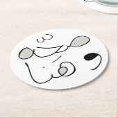 Onderzetter Gezondheid en Bliss - Ronde (Gebogen)