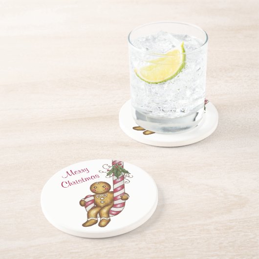 Onderzetter Gingerbrood Man (Zijkant)