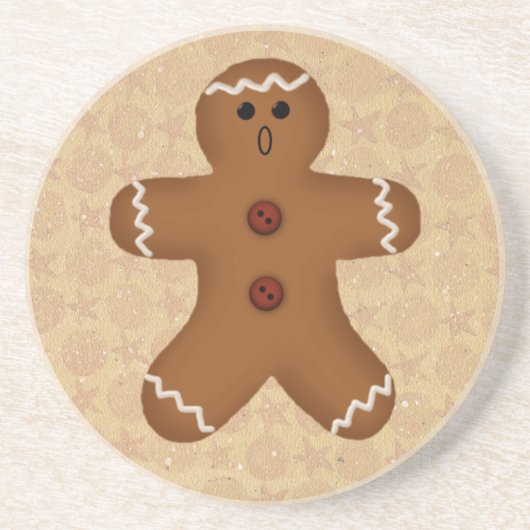 Onderzetter Gingerbrood Man (Voorkant)