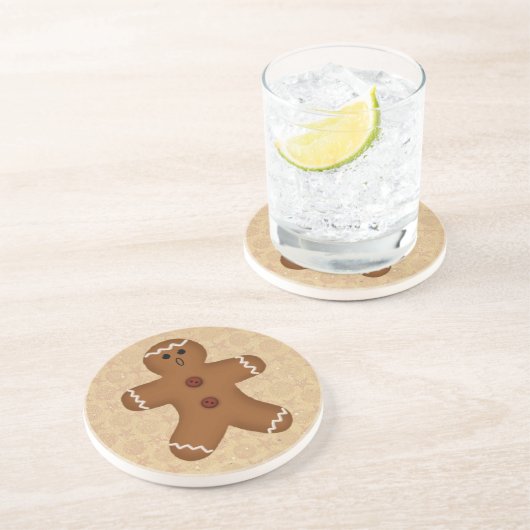 Onderzetter Gingerbrood Man (Zijkant)