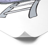 onderzetter giraffe poster (Hoek)