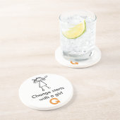 Onderzetter - Girl (Zijkant)