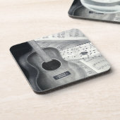 Onderzetter gitaar & vel Music Cork (Linkerzijde)