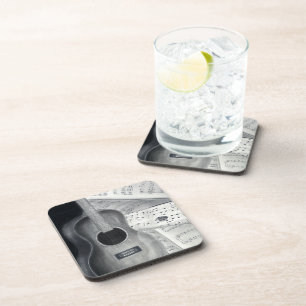 Onderzetter gitaar & vel Music Cork