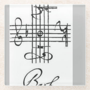 Onderzetter (glas) Bach's Riddle