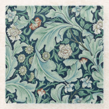 ONDERZETTER GLASS : WILLIAM MORRIS : PLATTELAND