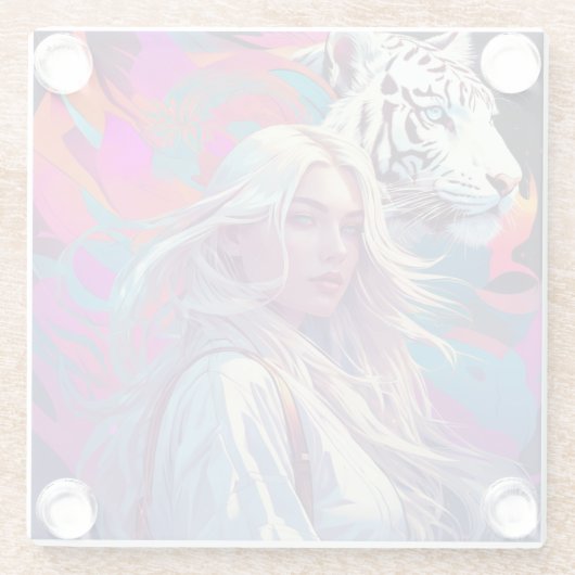 Onderzetter Glazen Onderzetter (Achterkant)