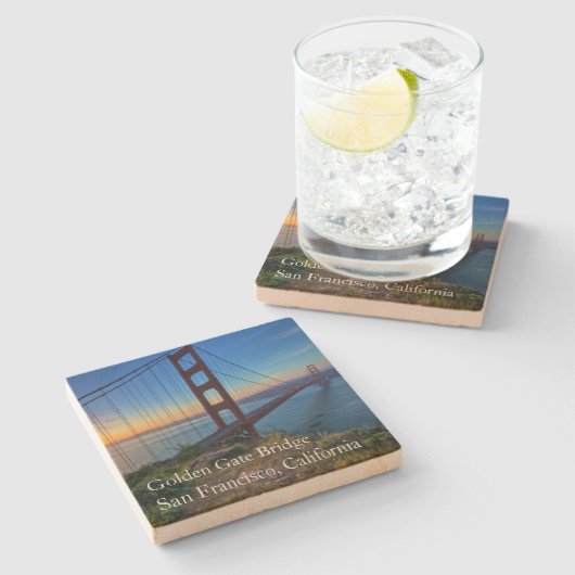 Onderzetter Golden Gate Bridge Drink (Zijkant)