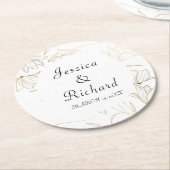 Onderzetter gouden Borden (Gebogen)