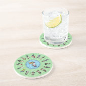 Onderzetter GP Drink - Groen (Zijkant)