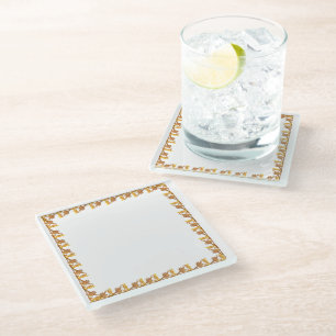 Onderzetter - Grens van Golden Angle Iron Leaves