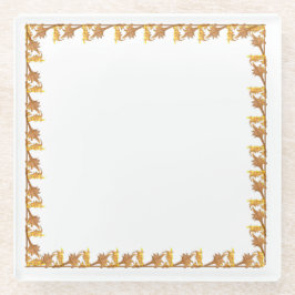 Onderzetter - Grens van Golden Angle Iron Leaves