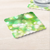 Onderzetter groen lichtpapier (Gebogen)